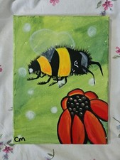 Bumblebee And Flower Acrylic