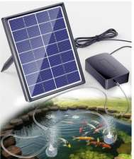 3.5W Solar Aerator for Pond with 2200 mAh Battery Backup, 3 Modes Solar