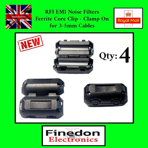 Black clip clamp rfi - black,
