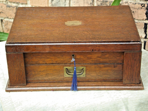 Secure oak twin compartment - oak,