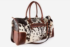 Cowhide Duffel Bag Large Cow