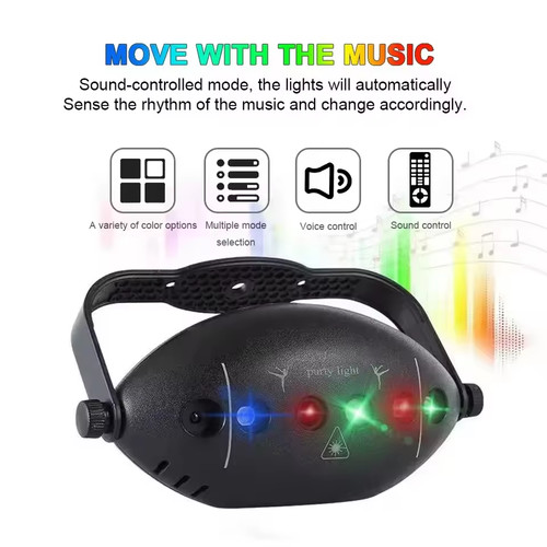 Rgb disco lights stage - lights, dj