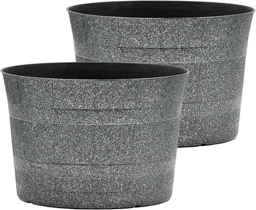 Round plastic whisky barrel - plastic,