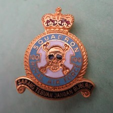 No 100 Squadron Royal Air Force Enamel British RAF/Lapel Badge/Brooch