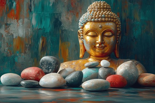 Buddha canvas picture print - canvas,