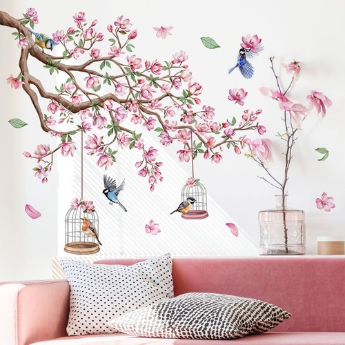 Large pink flower wall - pink,
