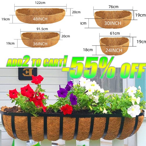 Trough wall basket coco liner - basket,