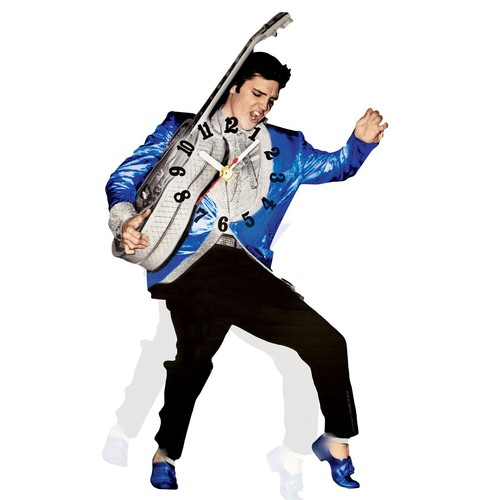 Elvis presley wall - wall, clock