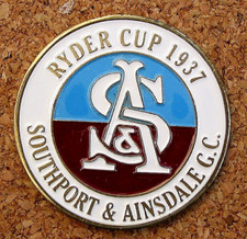 1937 RYDER CUP HAND PAINTED