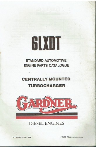 Gardner 6lxdt engine with - 6lxdt, (with