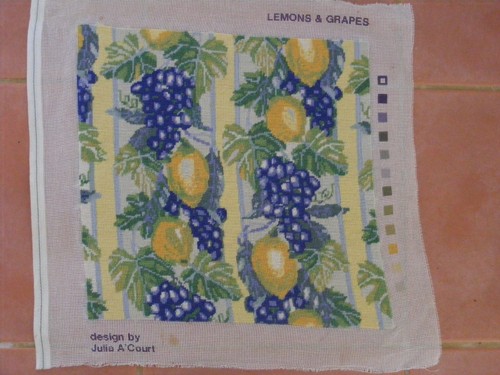 Wool tapestry needlepoint - wool,