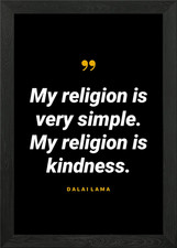 dalai lama quotes Framed Wall