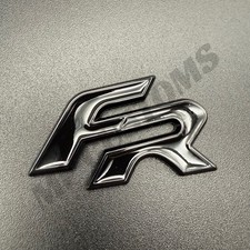 Gloss Black FR Badge Emblem