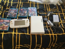 Nintendo Wii U Set 8GB console White bundle,6 games