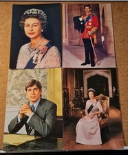 4x Postcards Royal Family