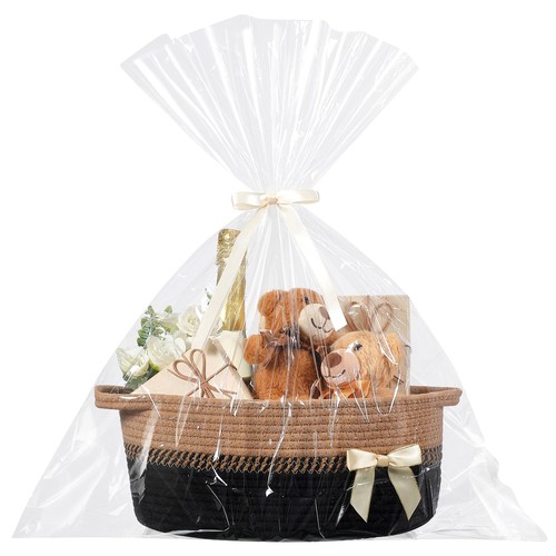 Woven gift basket - woven, empty