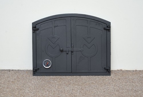 Cast iron door clay - cast,