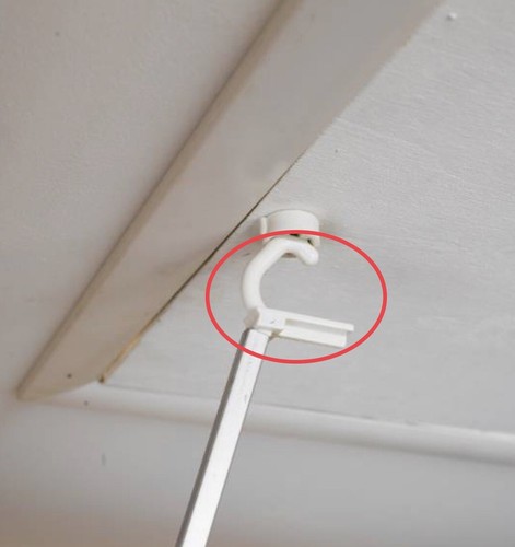 Loft attic hook without pole - hook,
