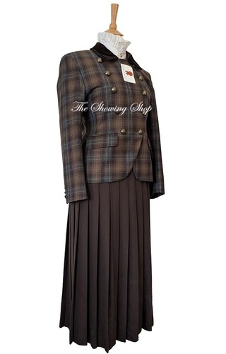 Smart ladies brown - check, wool
