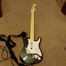 Rockband Guitar Hero Fender Stratocaster Guitar Controller Xbox 360 Wired