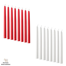 8x IKEA Unscented Taper Candle