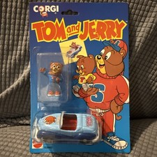 Corgi 1993 New In Pack Tom And Jerry Vintage Collectable Tyke Dog Car & Figure