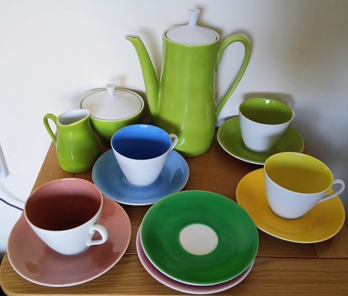 Vintage 13pc harlequin retro - 13pc,
