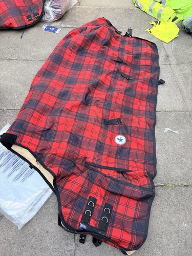 Red tartan heavyweight - tartan,
