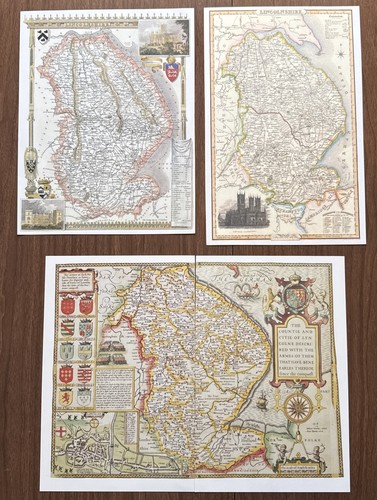 Old antique historic maps - x,