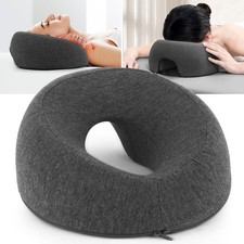 Ergonomic Lying Down Pillow Memory Foam Head Rest Support Face Massage Cushion