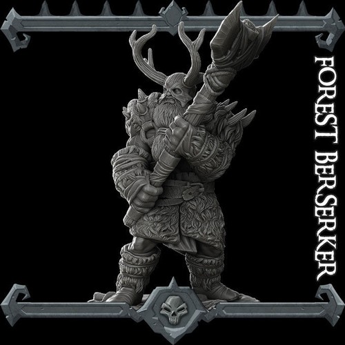 Forest berserker miniature - berserker,