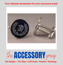 New pair Trojan Laurel MOD Skinheads SKA cufflinks cuff shirt links metal enamel