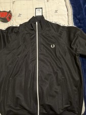 Fred Perry Track Jacket Black