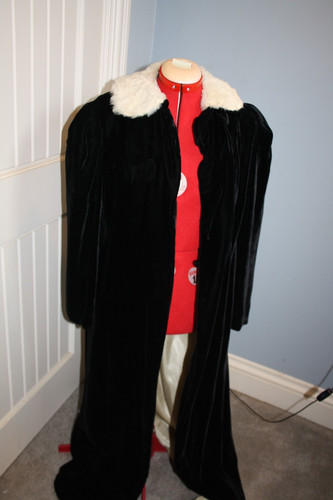 1930s black velvet - 1930s, coat