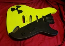 Custom painted Strat Body For Guitar Build
