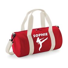 Girls Personalised Karate Bag Gym Girls Mixed Martial Arts Sport School Bag Gift