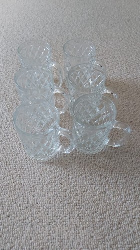Set half pint cut glass - of,