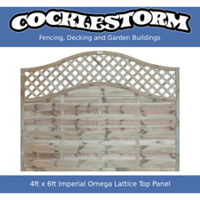 4ft High x 6ft Wide Timber