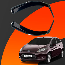 Ford Fiesta MK7 3 Doors Hatchback 2008-2017 Haibak Wind Deflectors Tinted 2pcs