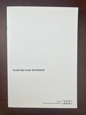 💯AUDI SERVICE BOOK STAMPED