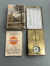 Antique Ansonia Sunwatch Compass Pocket Watch
