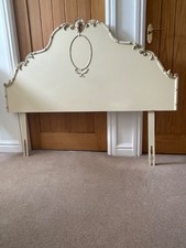 vintage wooden headboard