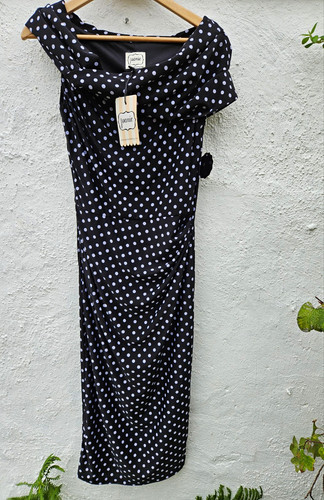 Joanie hedy black polka dot - black,