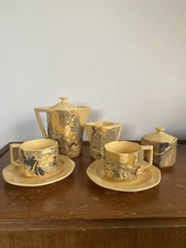 Longchamp France Vintage Coffee Set 1970s Retro Tea Set