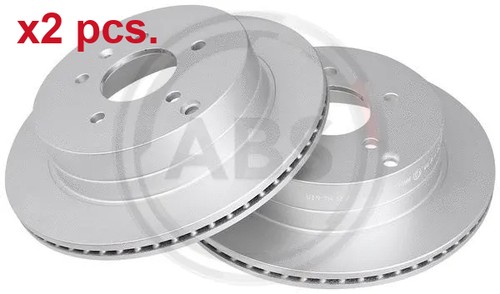 Pcs rear brake disc - x2,