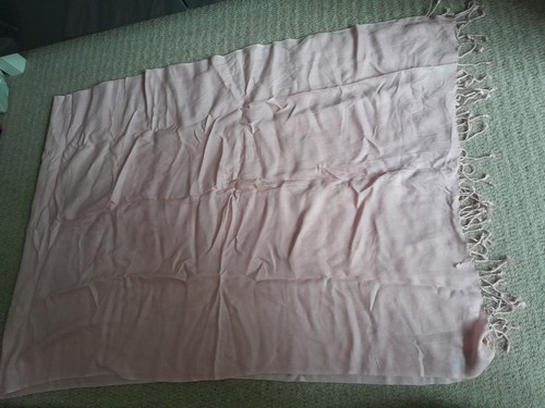 Pale pink pashmina - pink, with