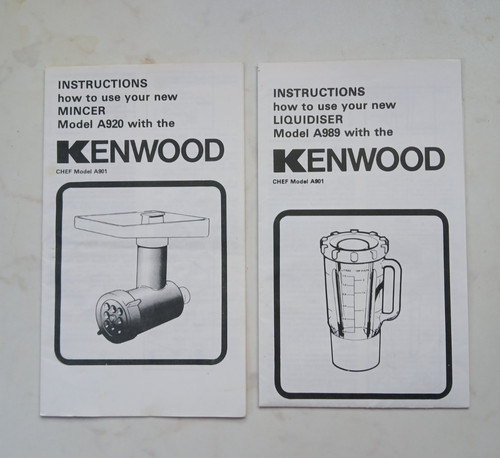 Kenwood chef mincer a920 - mincer,