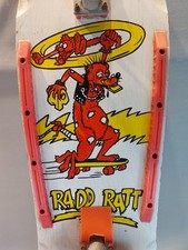 Vintage RADD RAT 80s 90s Skateboard Pro art rat fink style Wide Turbo 2 Style