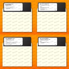 Amstrad PC-1512 System Disk Set of 4 - 5.25" DSDD Floppy Disk 46001-46004