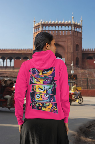 Organic womens hoodie anime - organic,